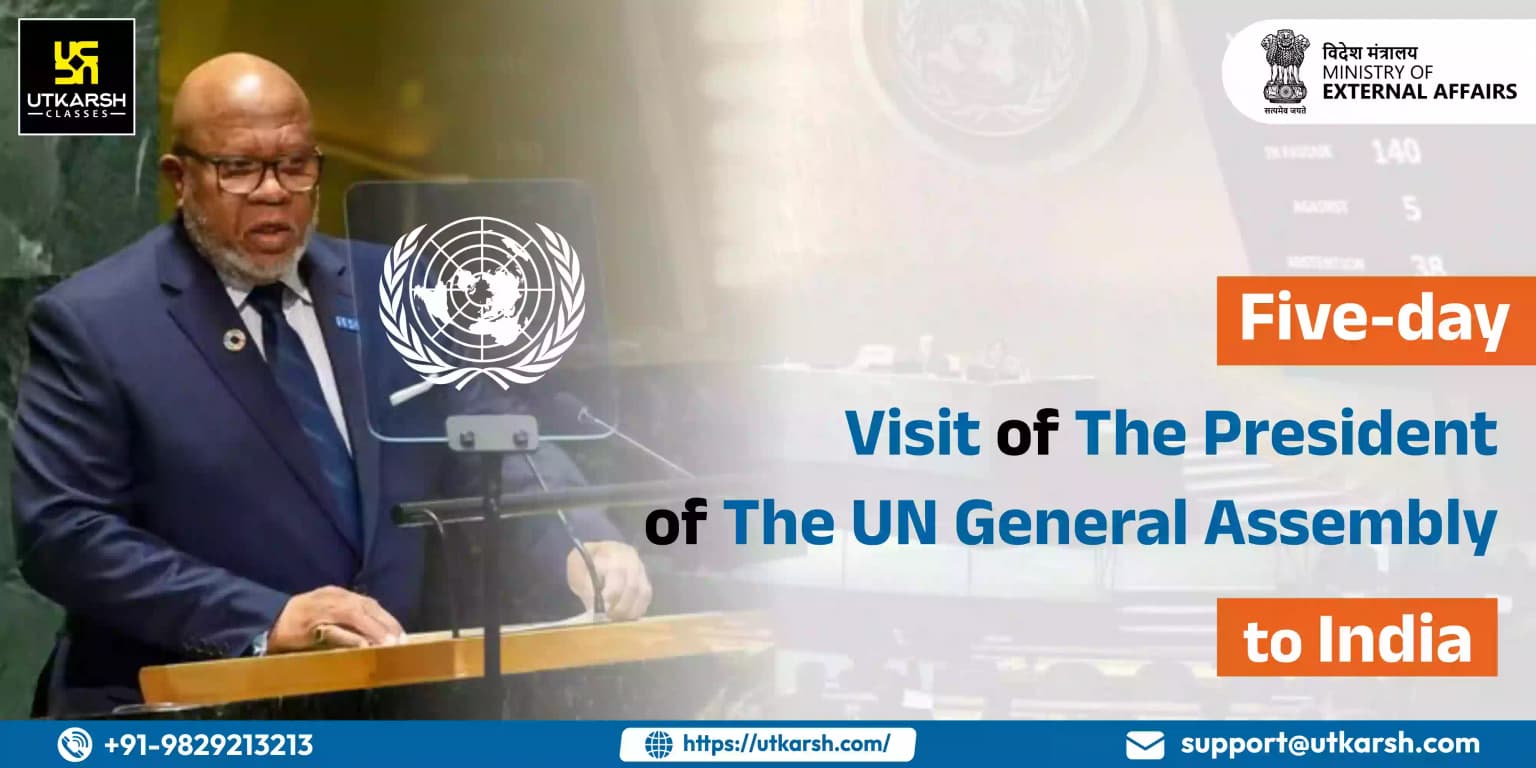 Five-day visit of the President of the UN General Assembly to India