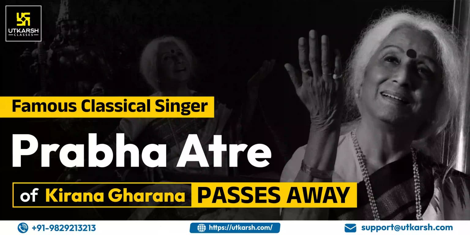 Famous classical singer Prabha Atre of Kirana Gharana passes away
