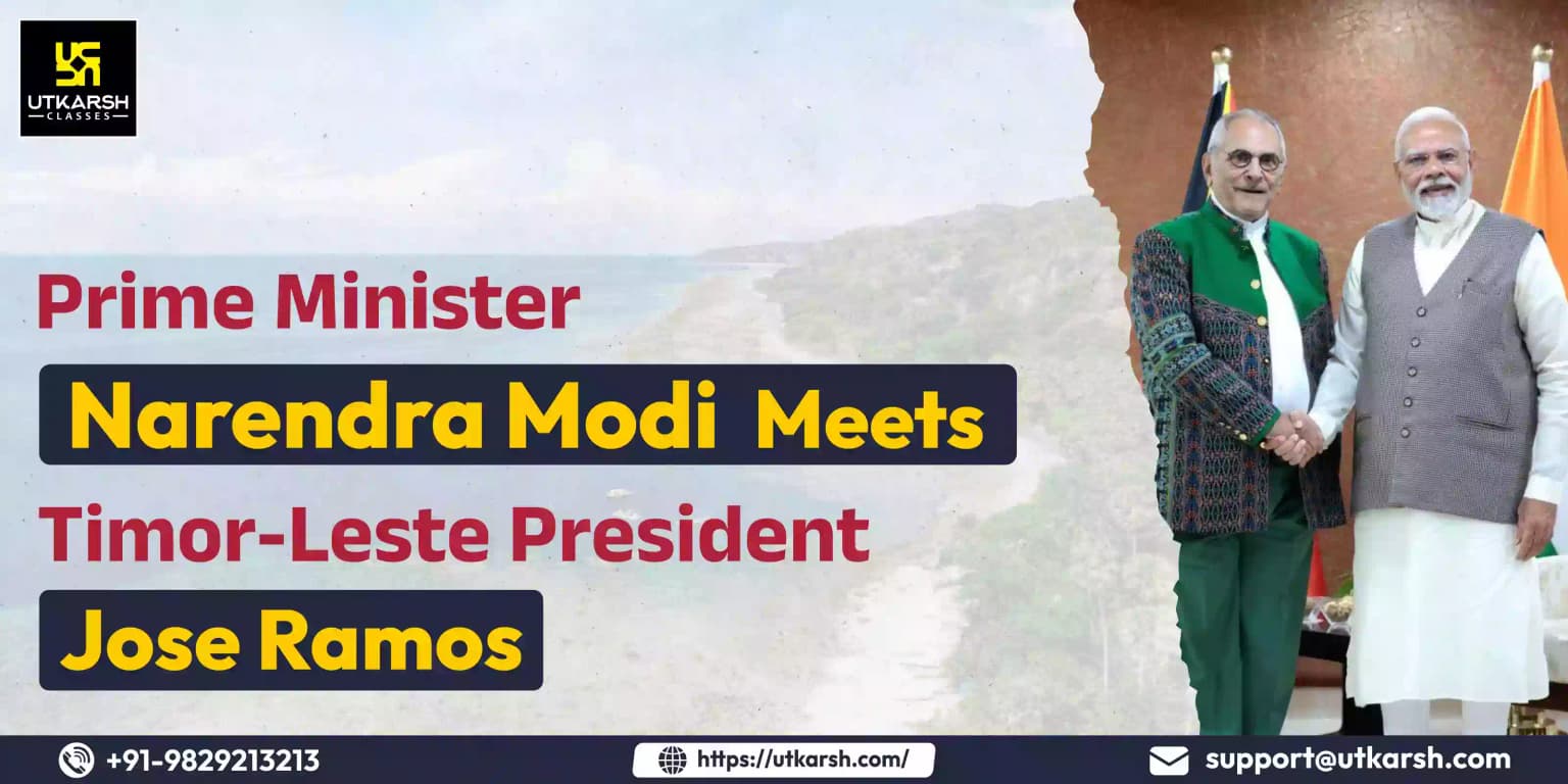 Prime Minister Modi Meets Timor-Leste President Jose Ramos