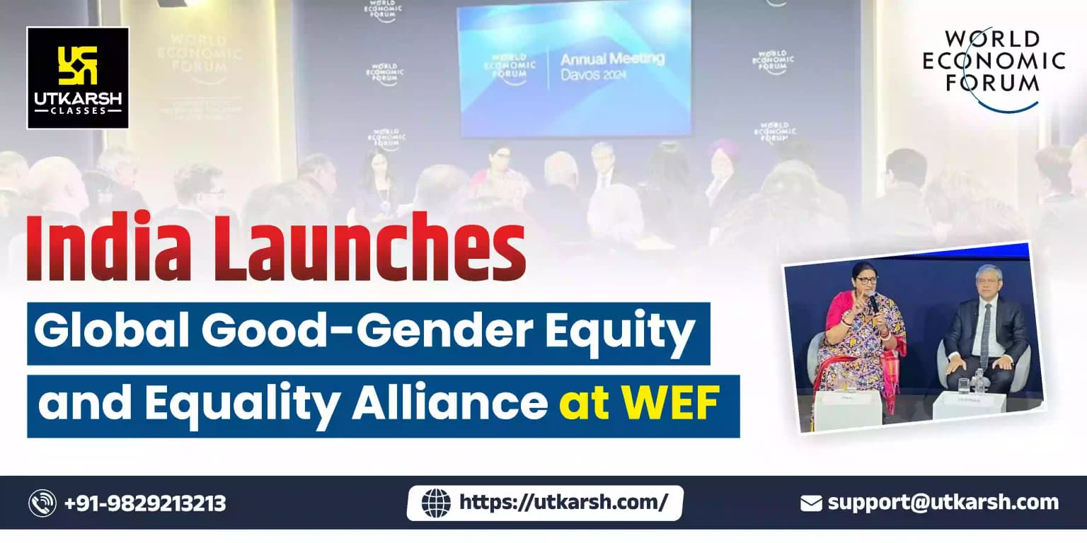 India Launches Global Good-Gender Equity and Equality Alliance at WEF