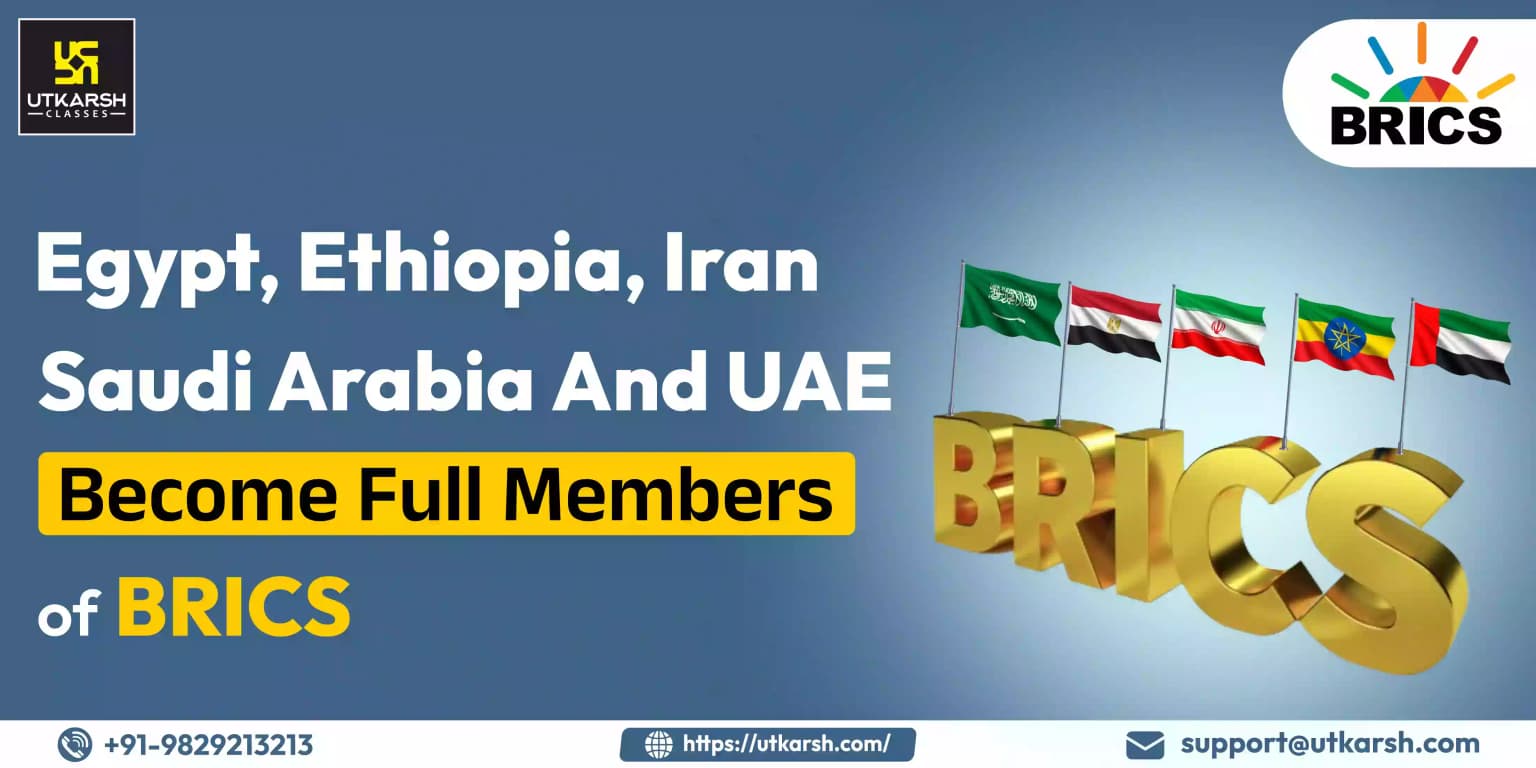Egypt, Ethiopia, Iran, Saudi Arabia and UAE Join BRICS As Full Members