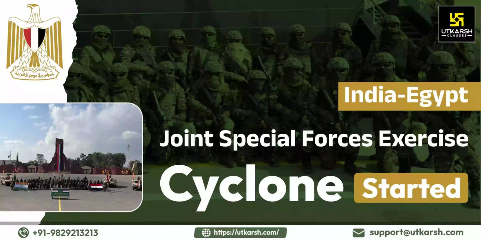 India-Egypt Joint Special Forces Exercise Cyclone Begins in Egypt