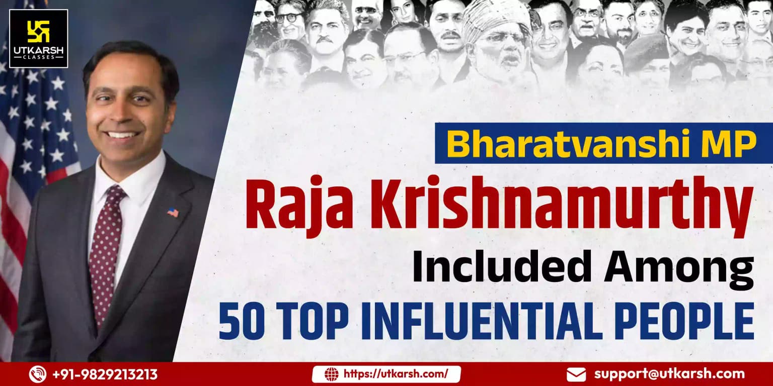 Bharatvanshi MP Krishnamoorthi included among 50 top influential people