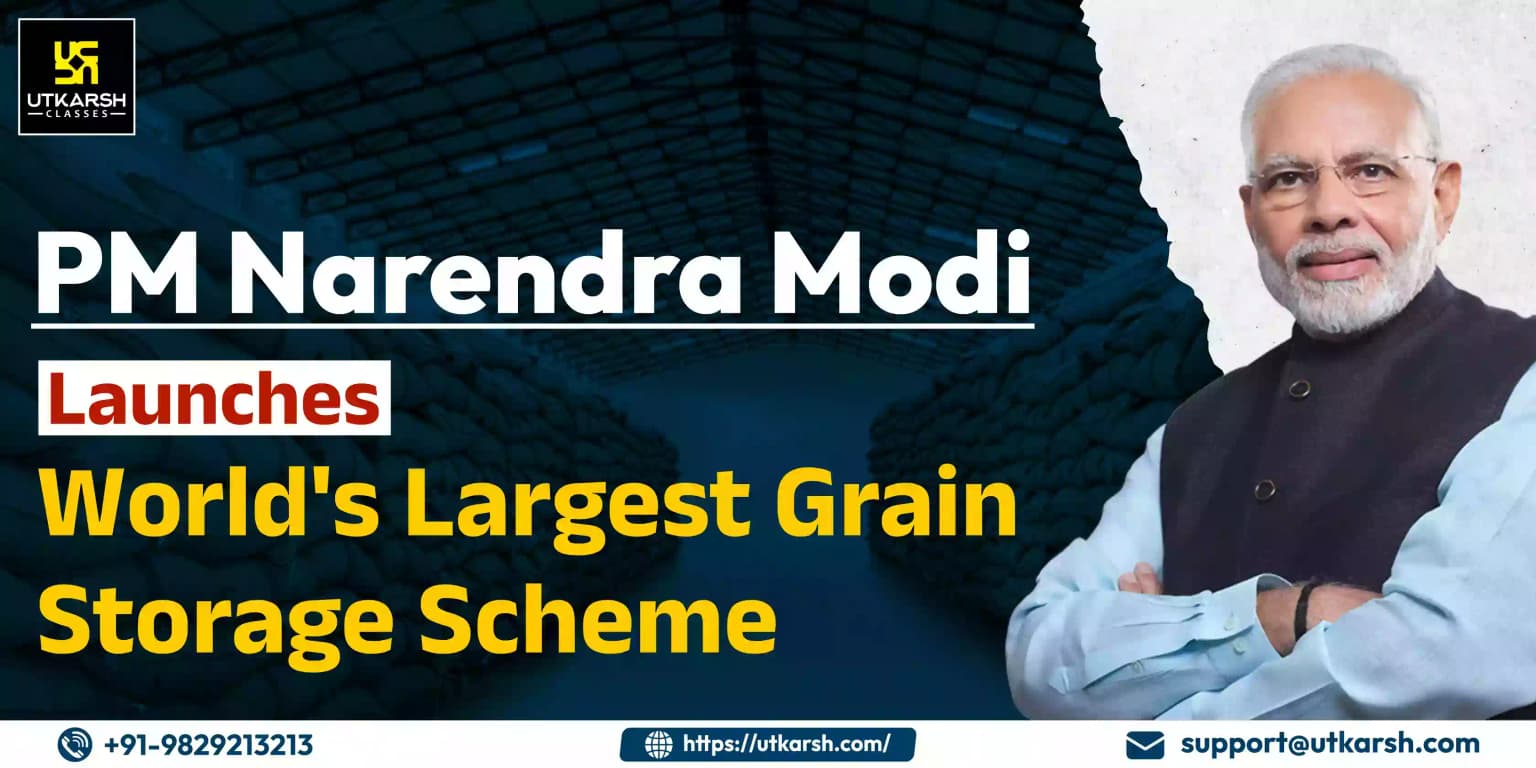 PM Narendra Modi Launches World's Largest Grain Storage Scheme