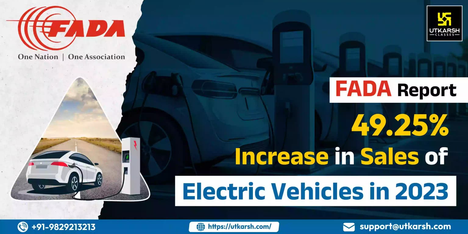 FADA Report: 49.25% increase in sales of electric vehicles in 2023