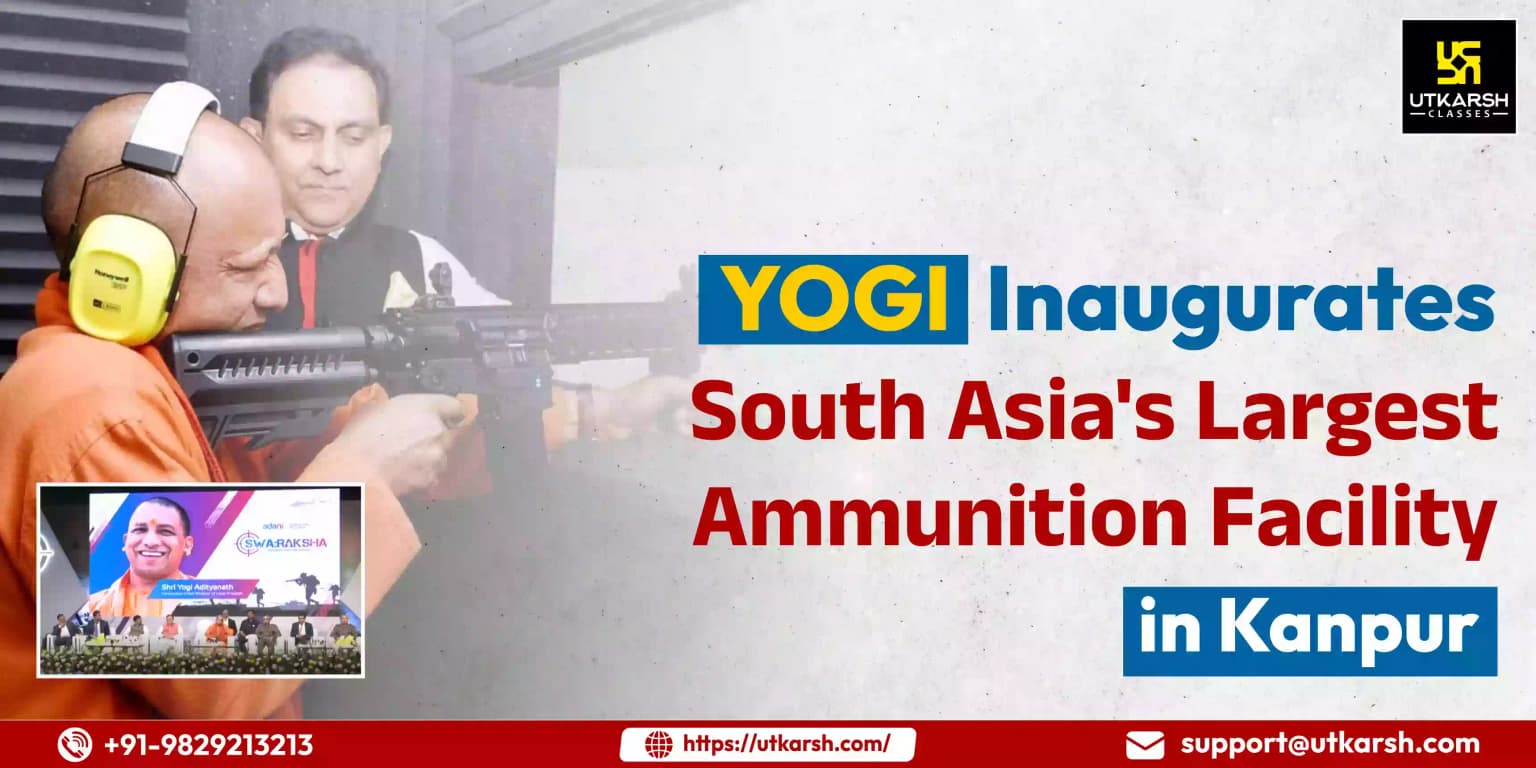 Yogi inaugurates South Asia's largest ammunition facility in Kanpur