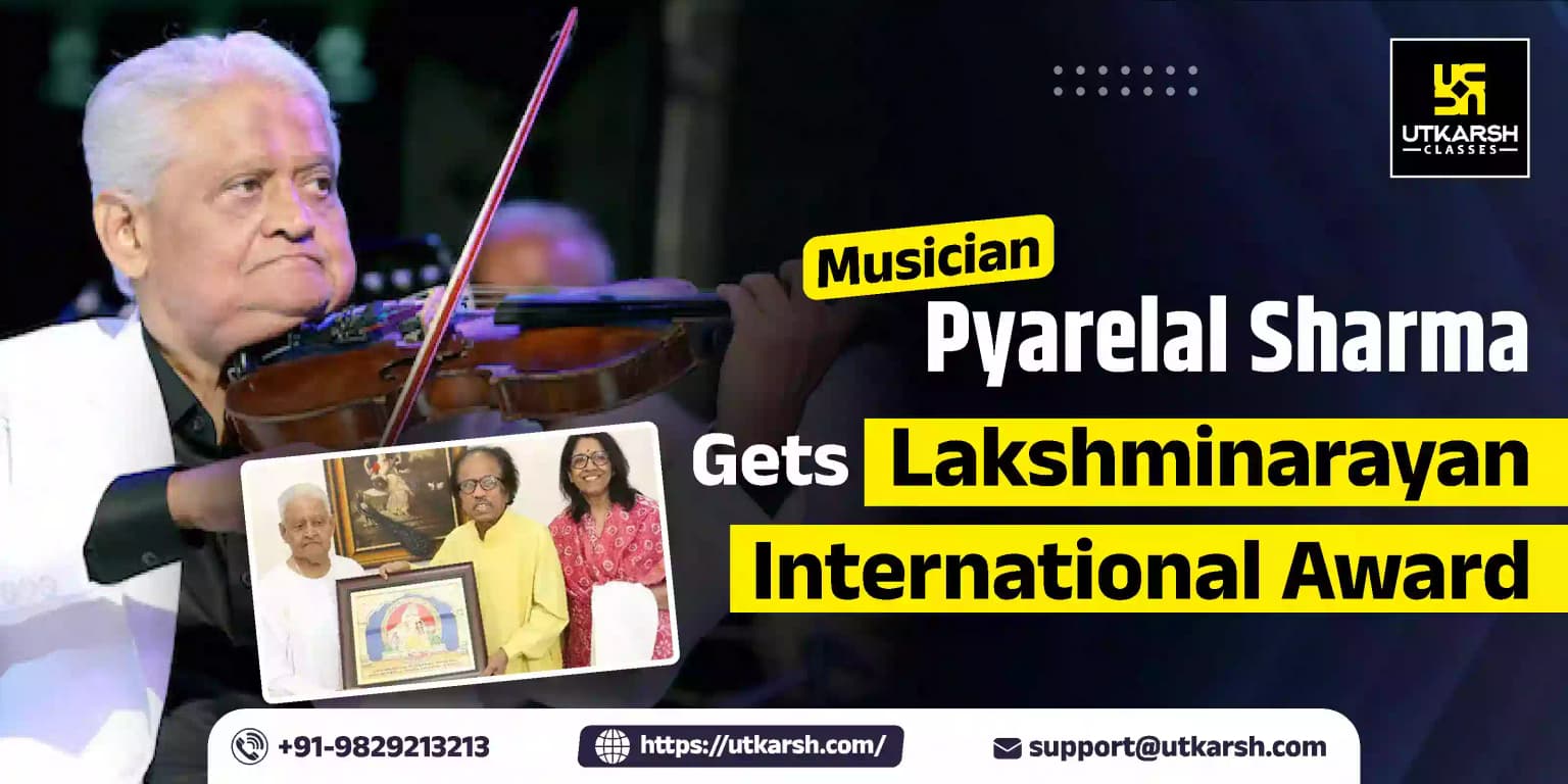 Musician Pyarelal Sharma gets Lakshminarayan International Award