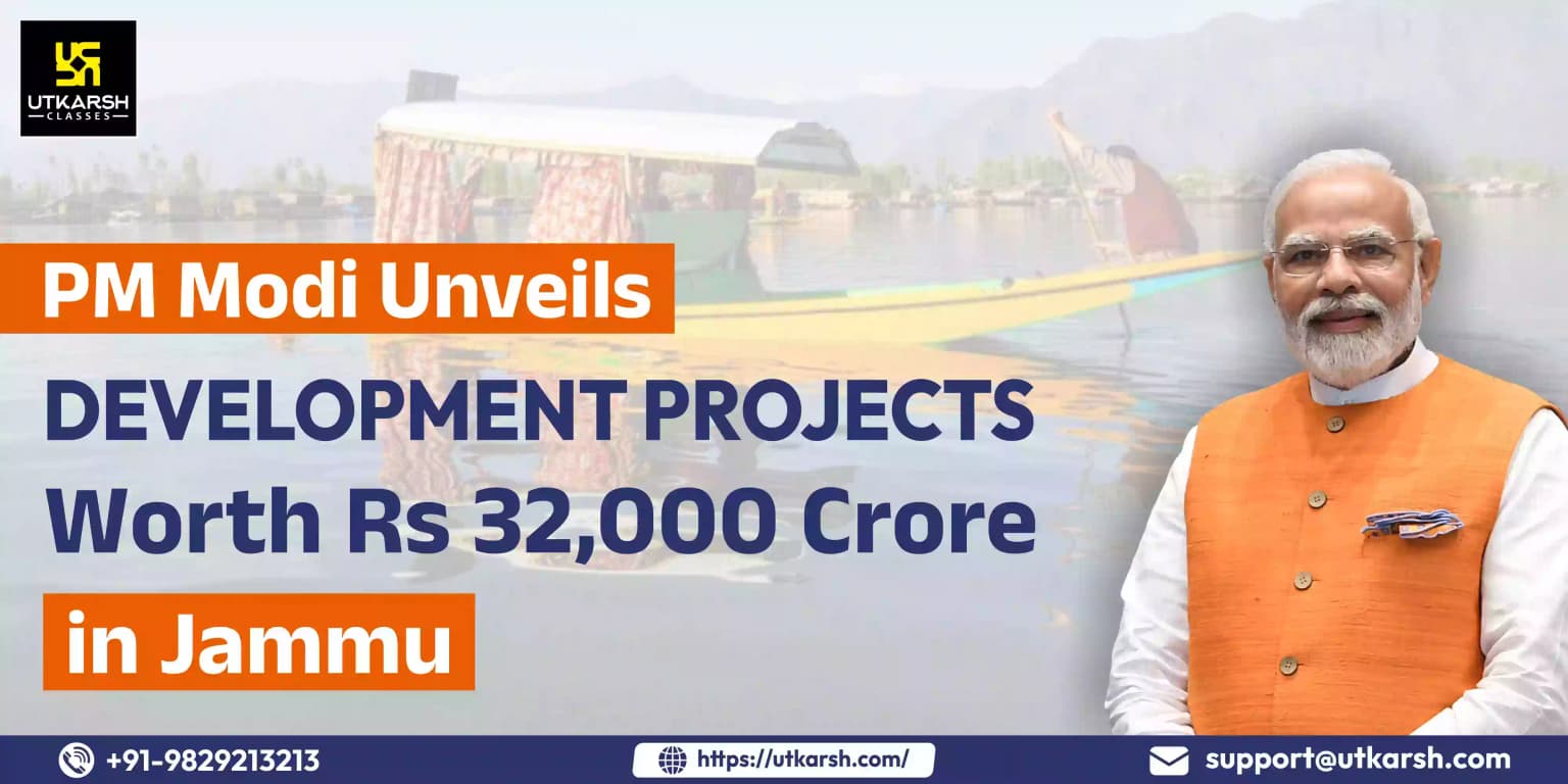 PM Modi unveils development projects worth Rs 32,000 crore in Jammu