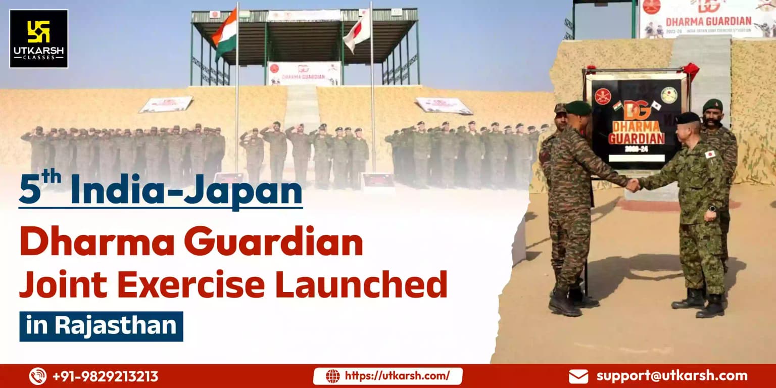 5th India-Japan ‘Dharma Guardian' joint exercise launched in Rajasthan