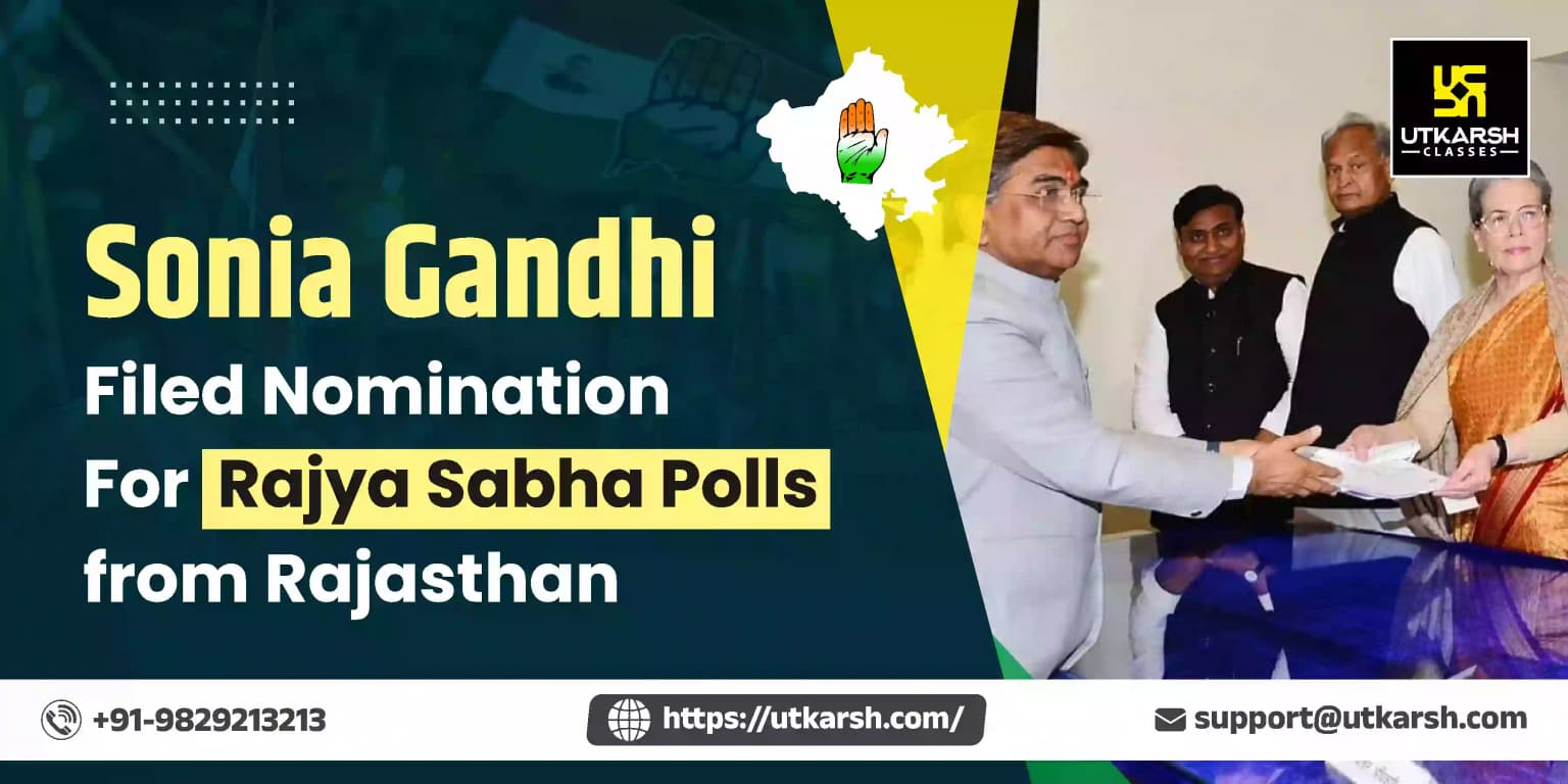 Sonia Gandhi Filed Nomination For Rajya Sabha Polls from Rajasthan
