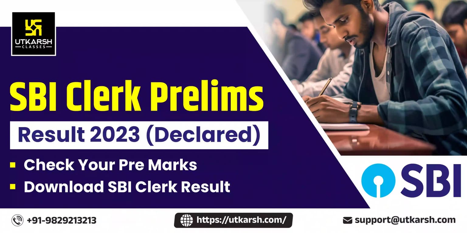 SBI Clerk Result 2023 Out For Prelims: Check Junior Associate Marks