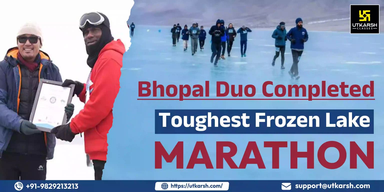 Bhopal duo completed toughest Frozen Lake Marathon