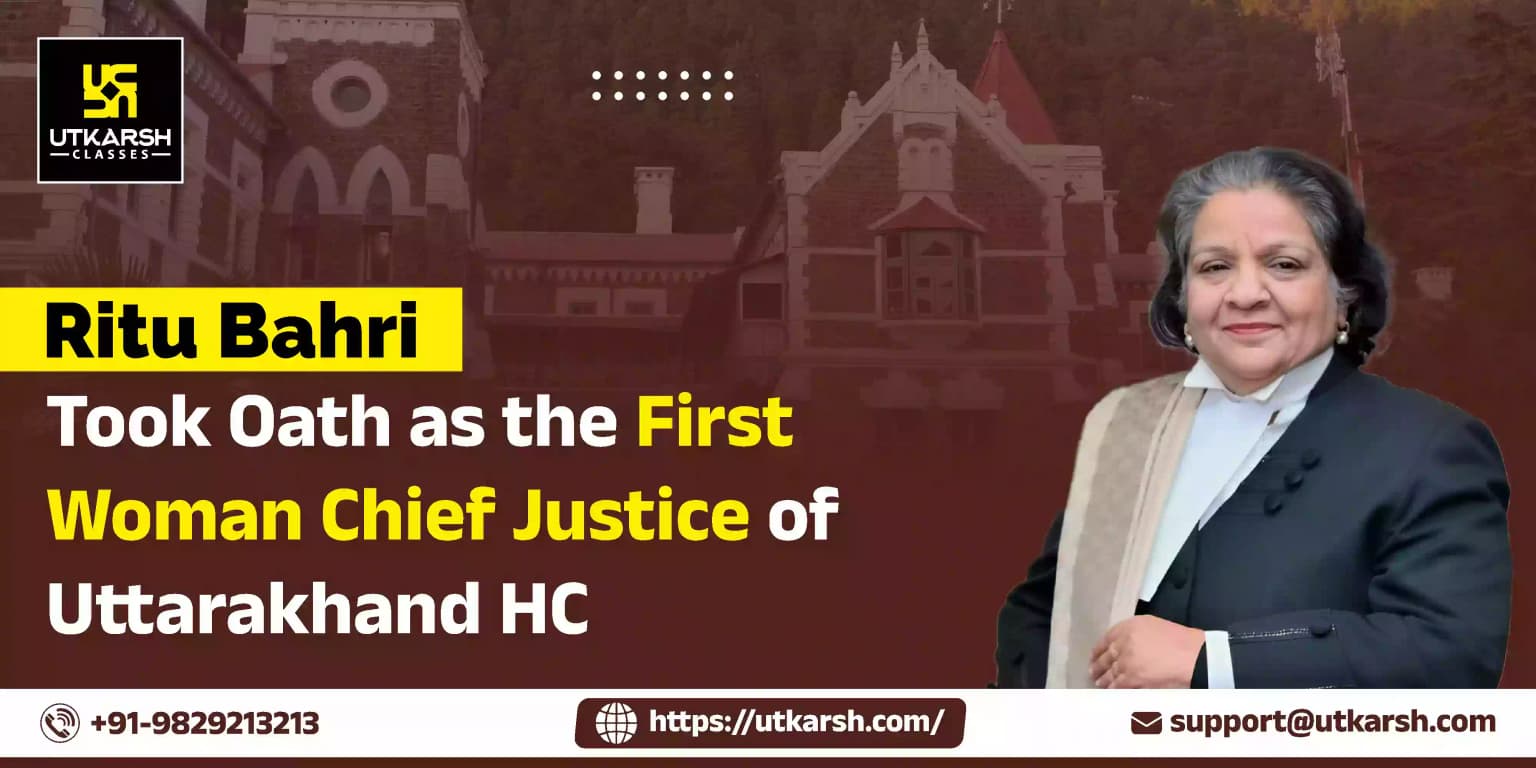 Ritu Bahri Took Oath as the First Woman Chief Justice of Uttarakhand HC