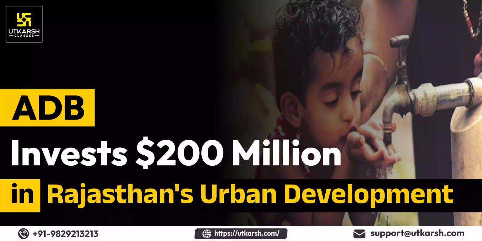 ADB Invests $200 Million in Rajasthan's Urban Development