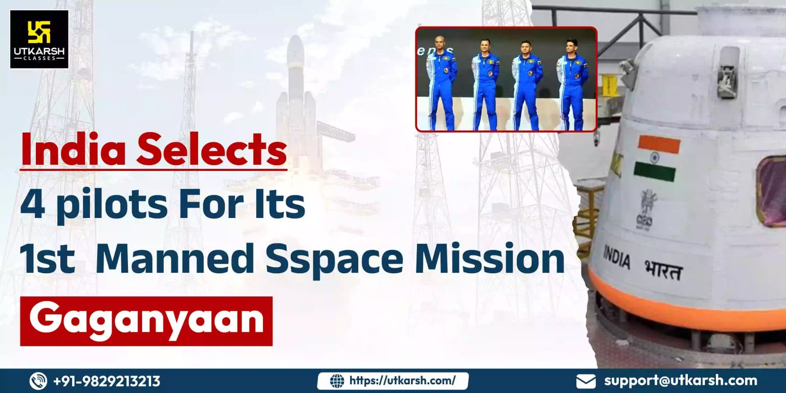 India Selects 4 Pilots for its 1st Manned Space Mission, Gaganyaan