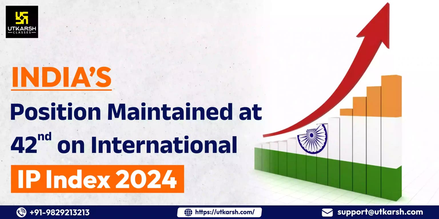 India’s Position Maintained at 42nd on International IP Index 2024