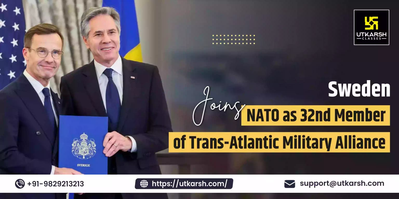 Sweden joins NATO as 32nd member of trans-Atlantic military alliance