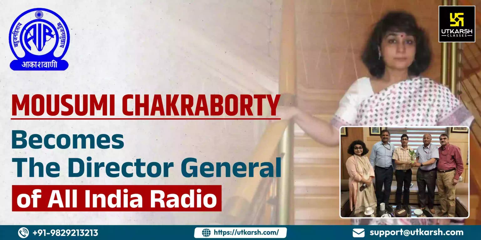 Maushami Chakraborty becomes the Director General of All India Radio