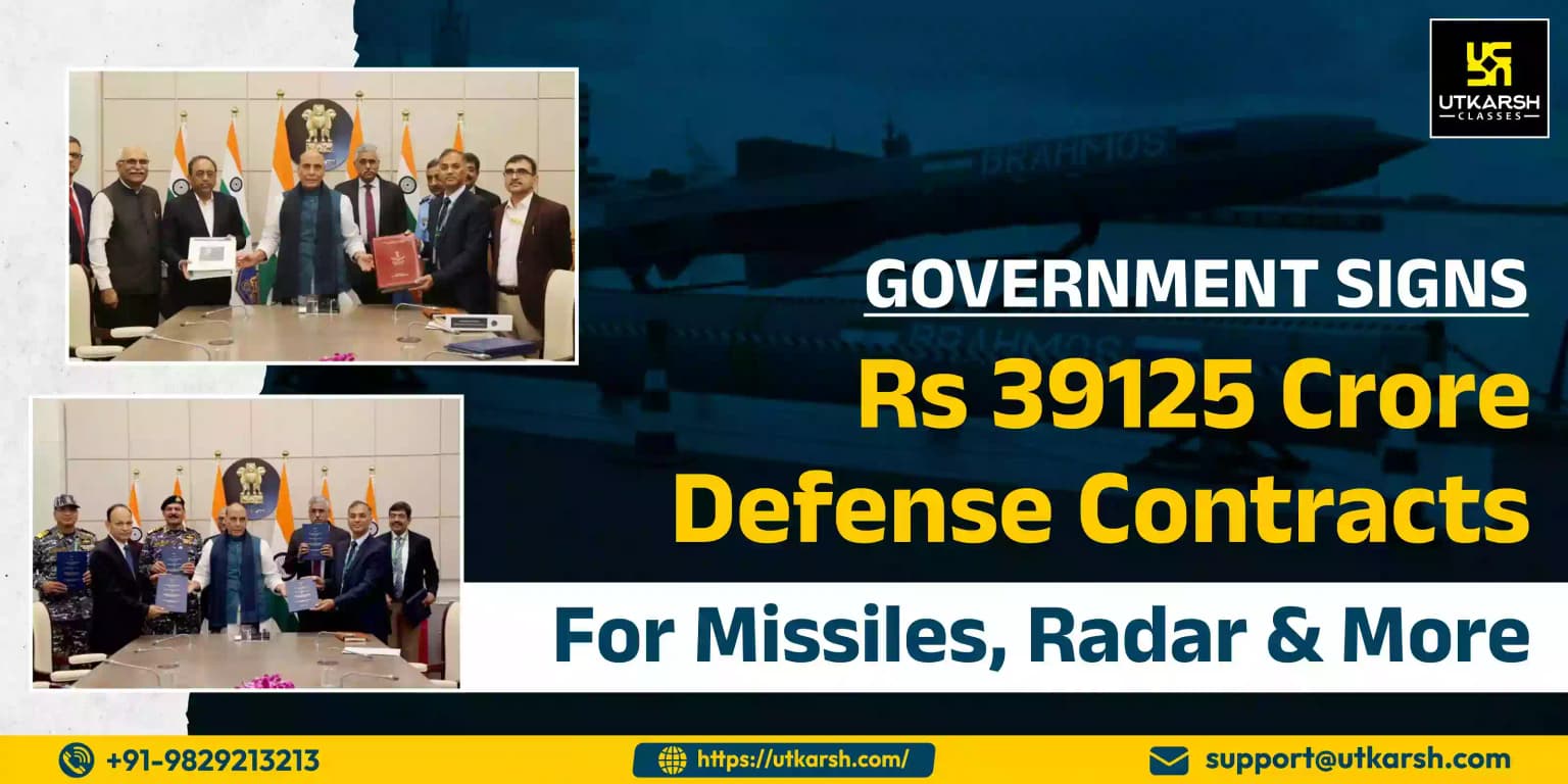 Govt signs Rs 39125 crore defence contracts for missiles, radar & more
