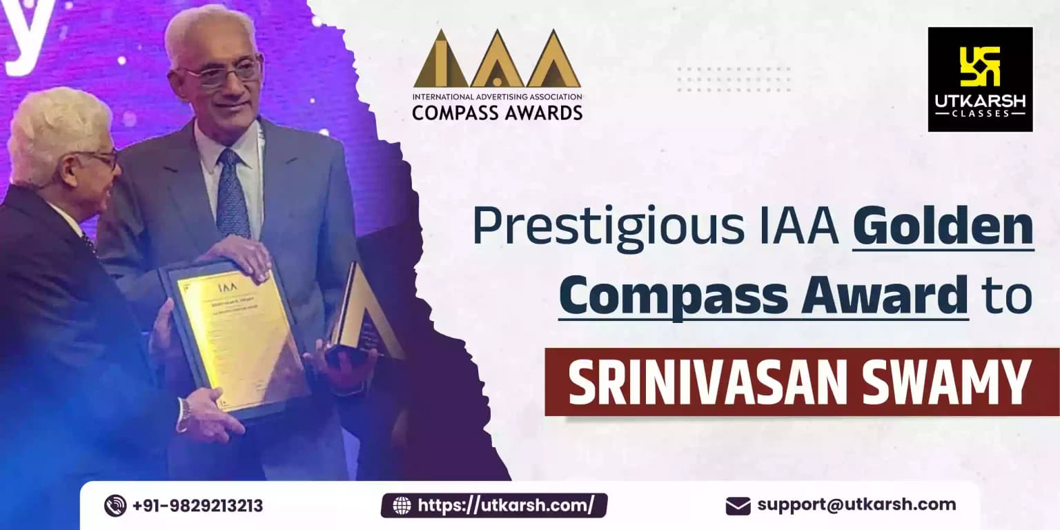 Srinivasan Swamy Honoured with Prestigious IAA Golden Compass Award