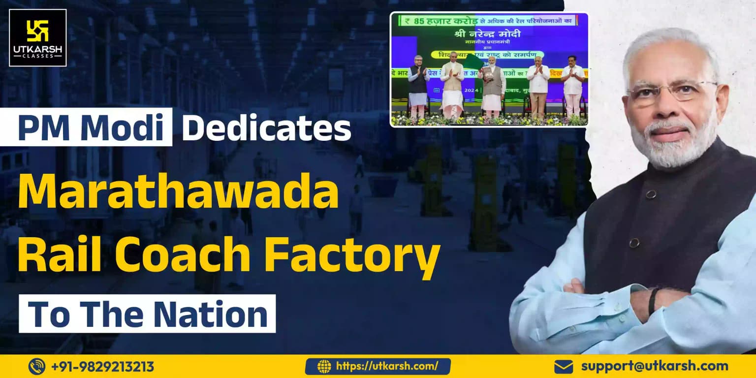 PM Modi dedicates RVNL Marathwada Rail Coach Factory to the nation
