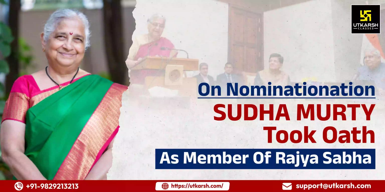 Sudha Murthy took oath as the nominated member of Rajya Sabha