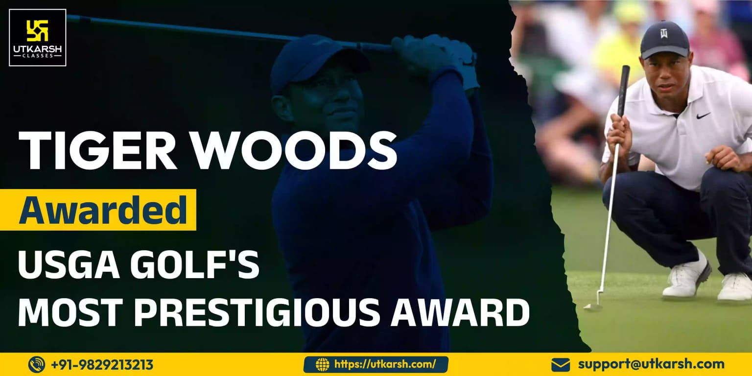 Tiger Woods awarded USGA golf's most prestigious award