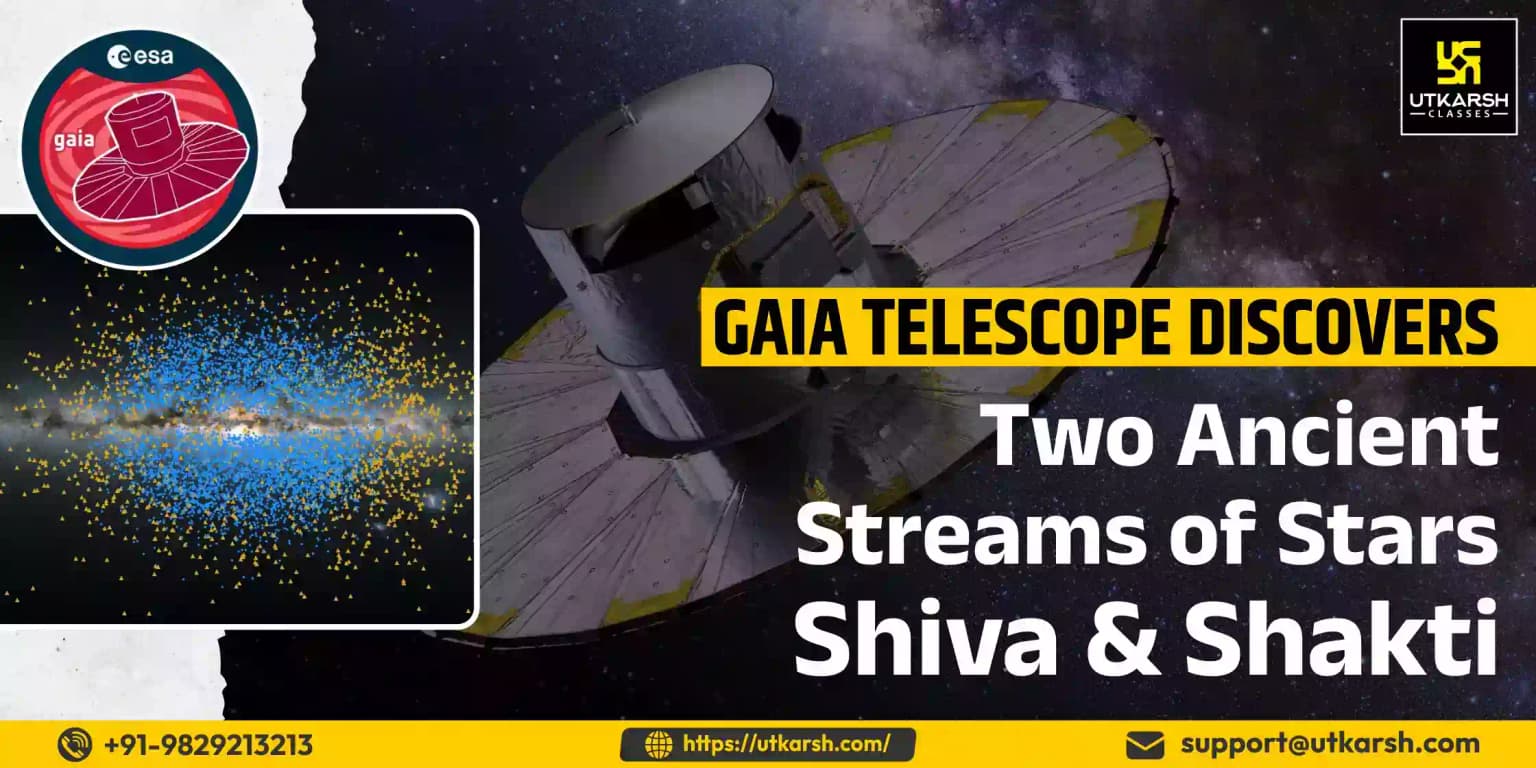 Gaia telescope discovers two ancient streams of stars Shiva & Shakti