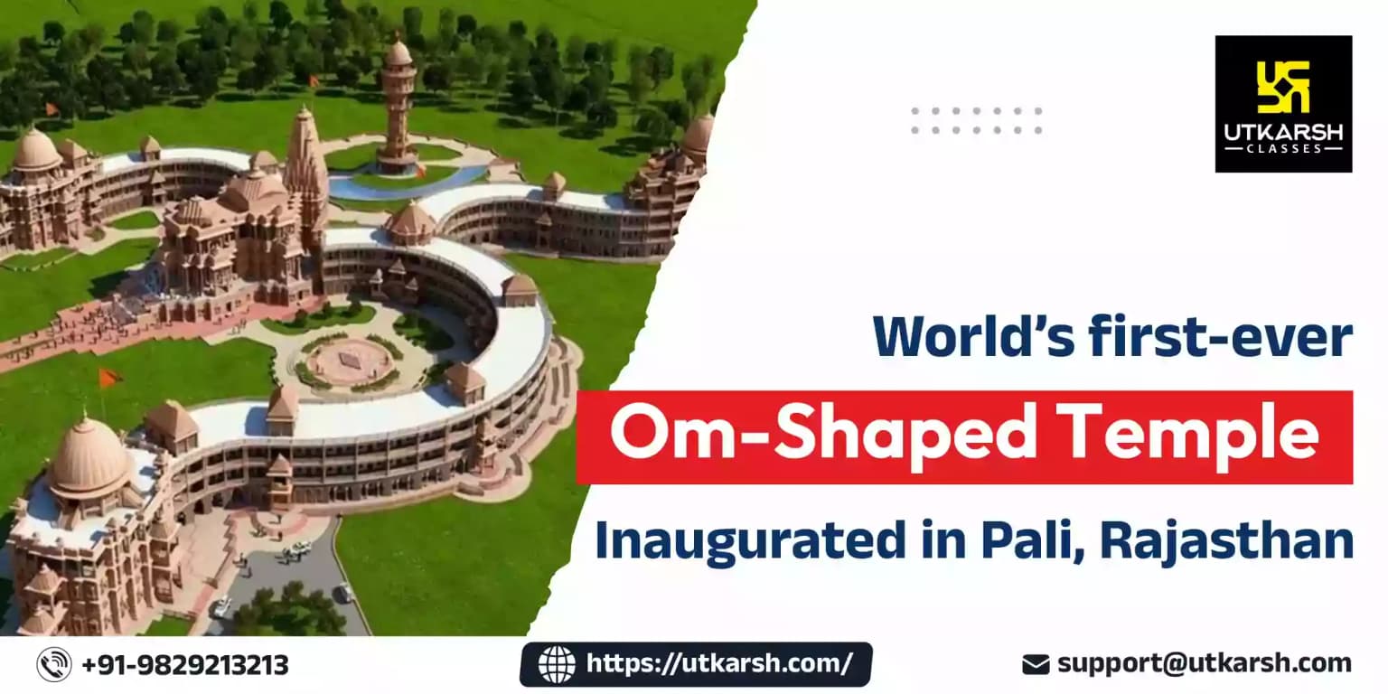 World’s first-ever Om-shaped temple Inaugurated in Pali, Rajasthan