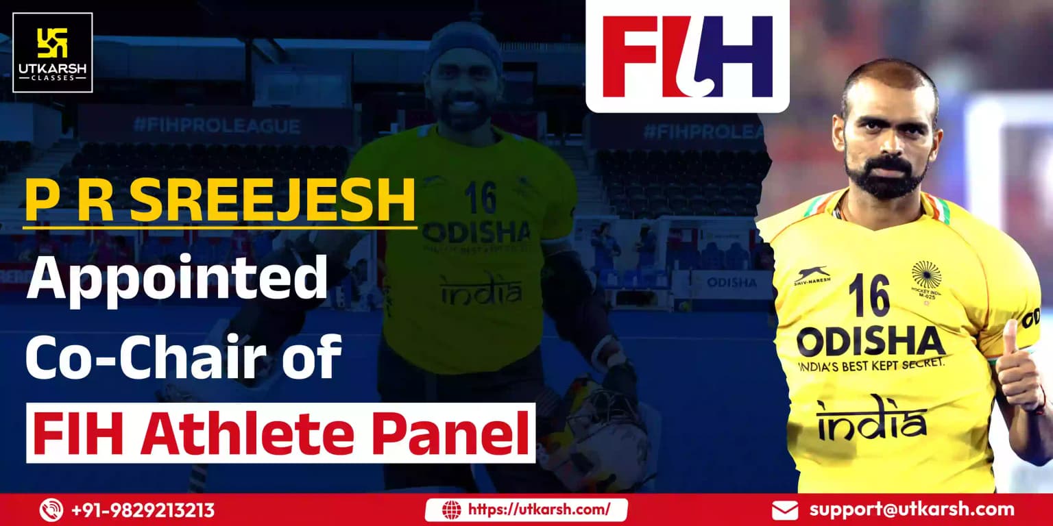 P R Sreejesh appointed co-chair of the FIH Athlete Panel