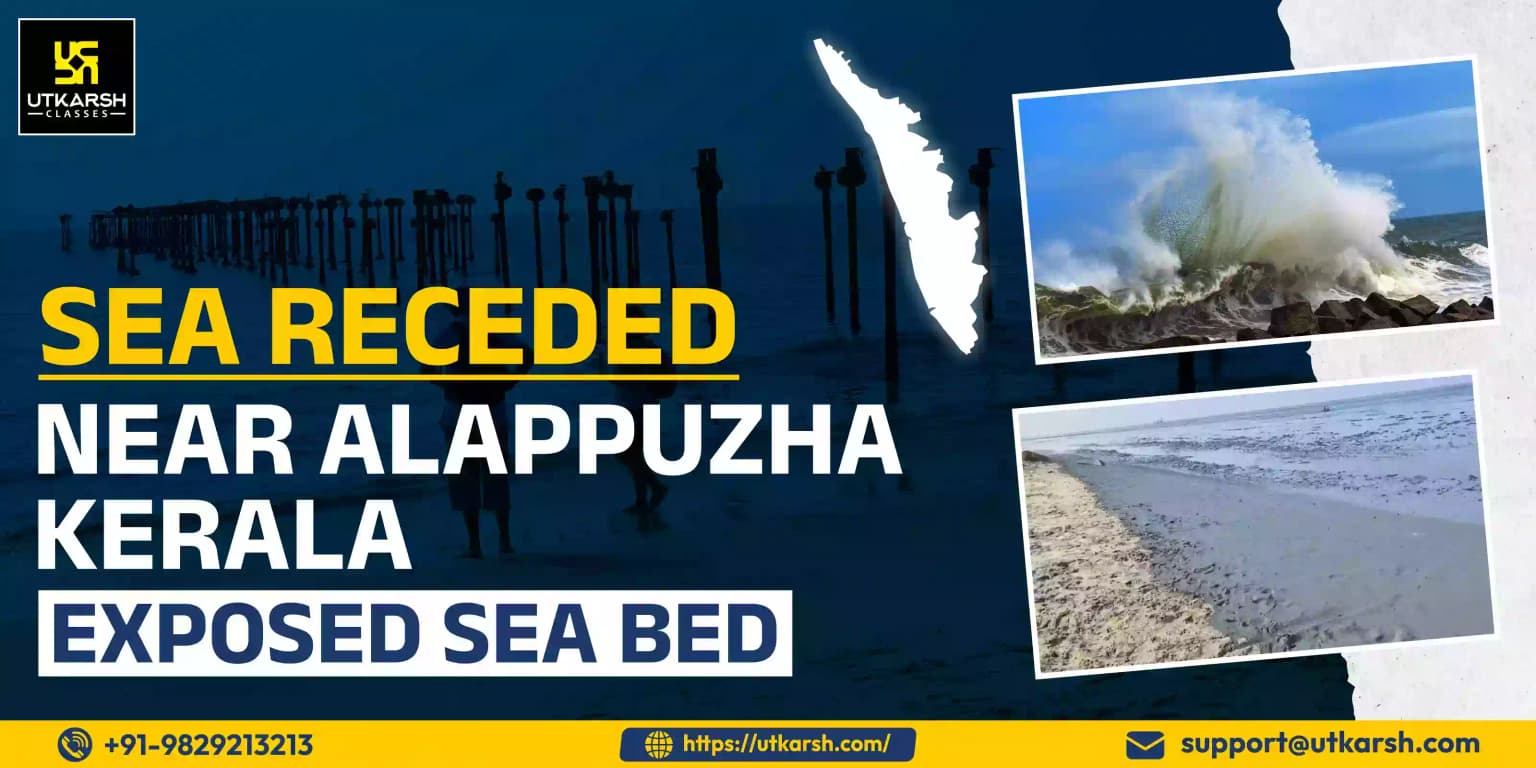 Sea Receded Near Alappuzha, Kerala Exposed Sea Bed