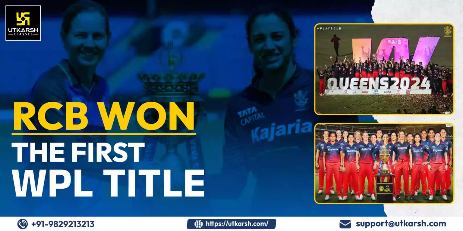 RCB won the first WPL title by defeating Delhi Capitals by 8 wickets
