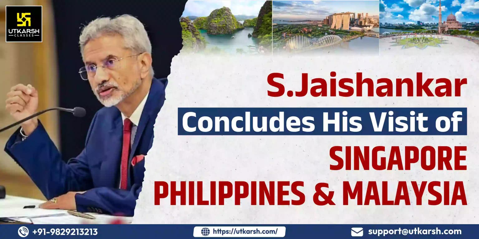 S.Jaishankar concludes his visit to Singapore,Philippines and Malaysia