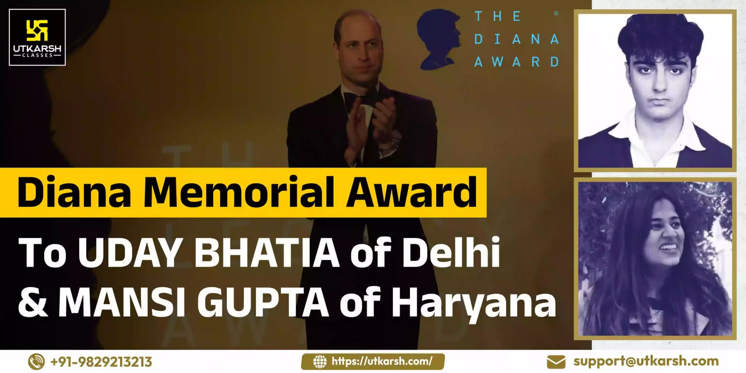 Diana Memorial Award to Uday Bhatia of Delhi & Manasi Gupta of Haryana