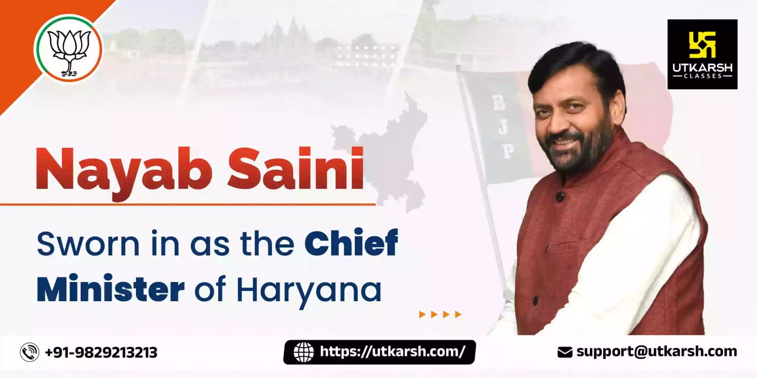 Nayab Saini sworn in as the 11th Chief Minister of Haryana