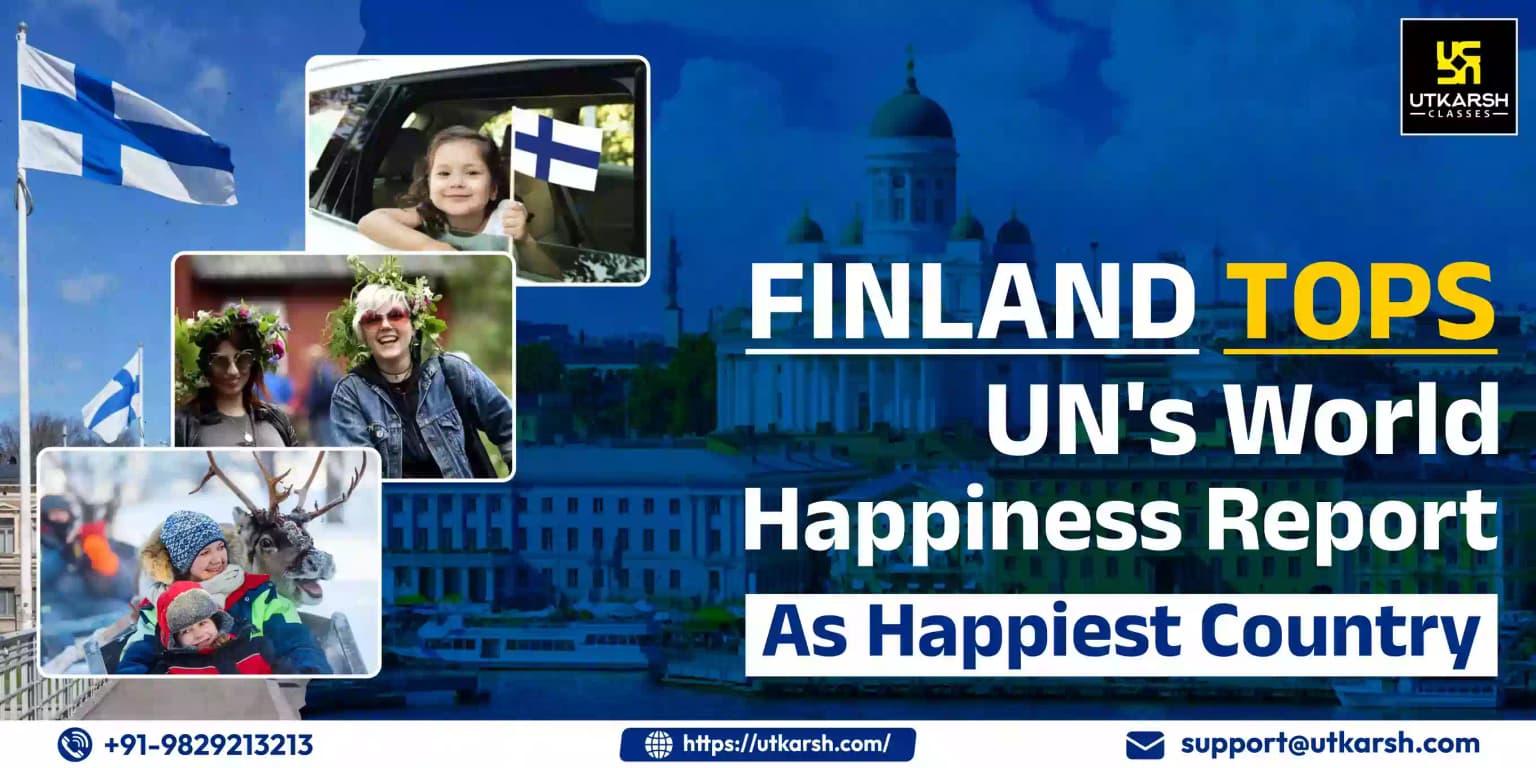 Finland tops UN's World Happiness Report as happiest country