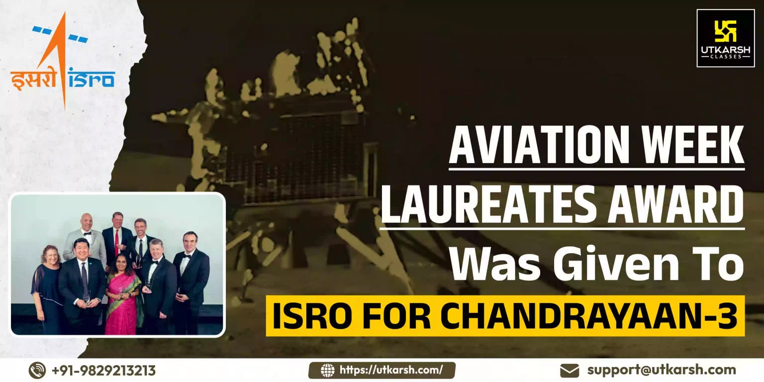 Aviation Week Laureates Award Was Given To ISRO for Chandrayaan-3