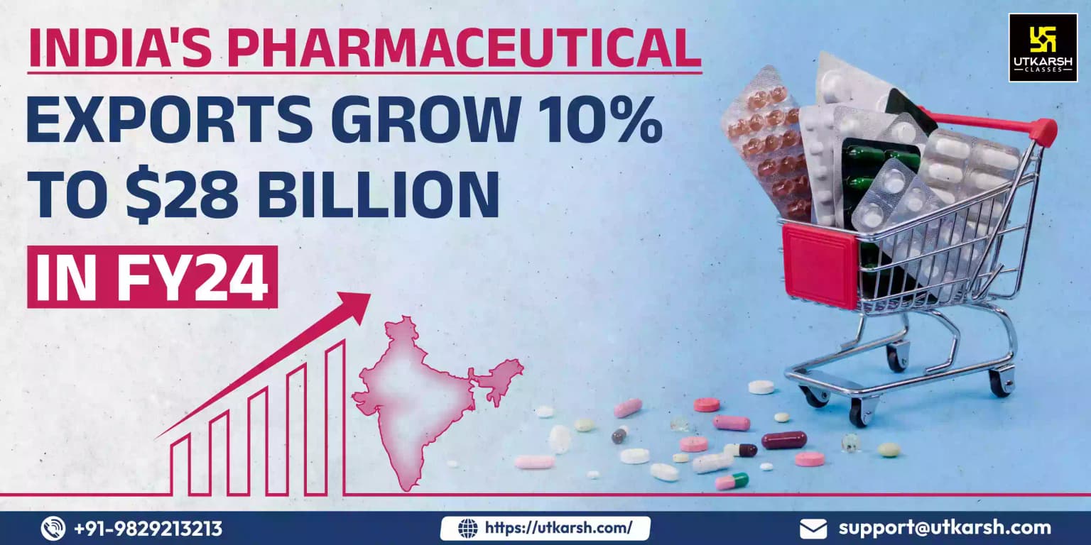 India's pharmaceutical exports grow 10% to $28 billion in FY24
