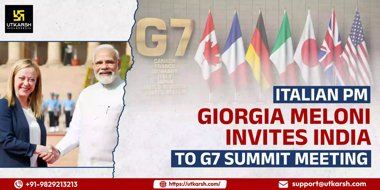 Italian PM Meloni Invites India to G7 Summit meeting in June 2024