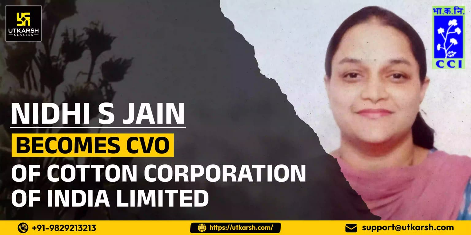 Nidhi S Jain becomes CVO of Cotton Corporation of India Limited