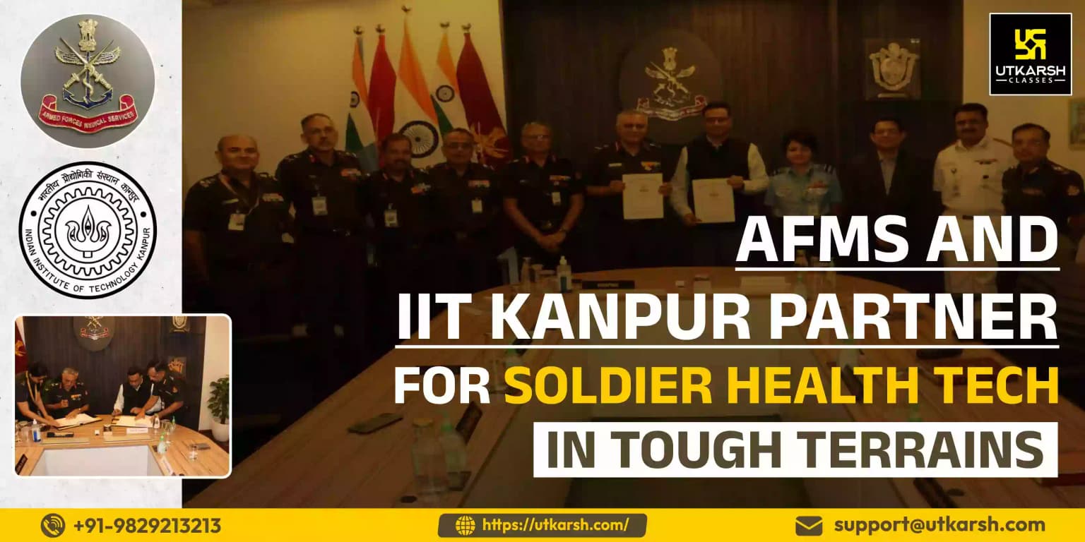 AFMS and IIT Kanpur partner for soldier health tech in tough terrains