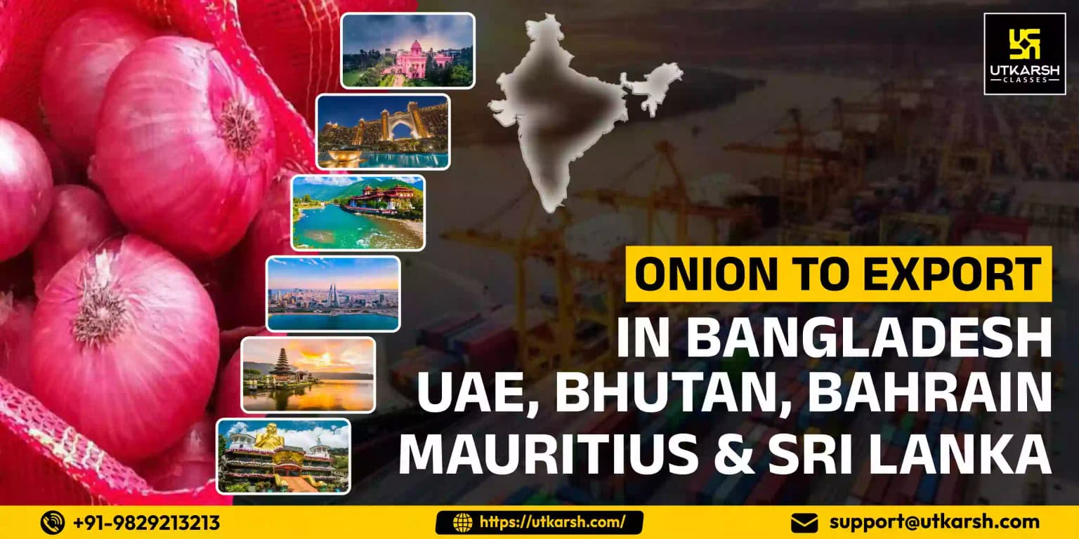 Onion Export in Bangladesh, UAE, Bhutan, Bahrain, Mauritius & Sri Lanka