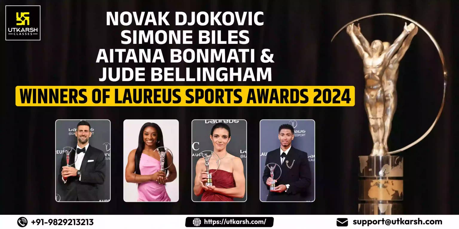 Djokovic, Biles, Bonmatí & Bellingham Winners of Laureus Sports Awards