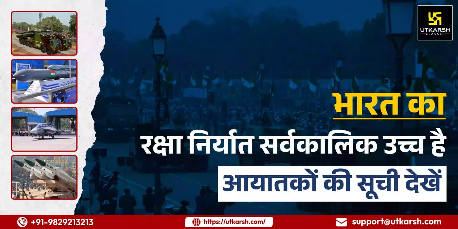 भारत का रक्षा निर्यात सर्वकालिक उच्च है: आयातकों की सूची देखें