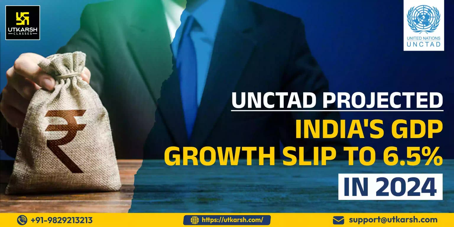 UNCTAD projected India's GDP growth slip to 6.5% in 2024