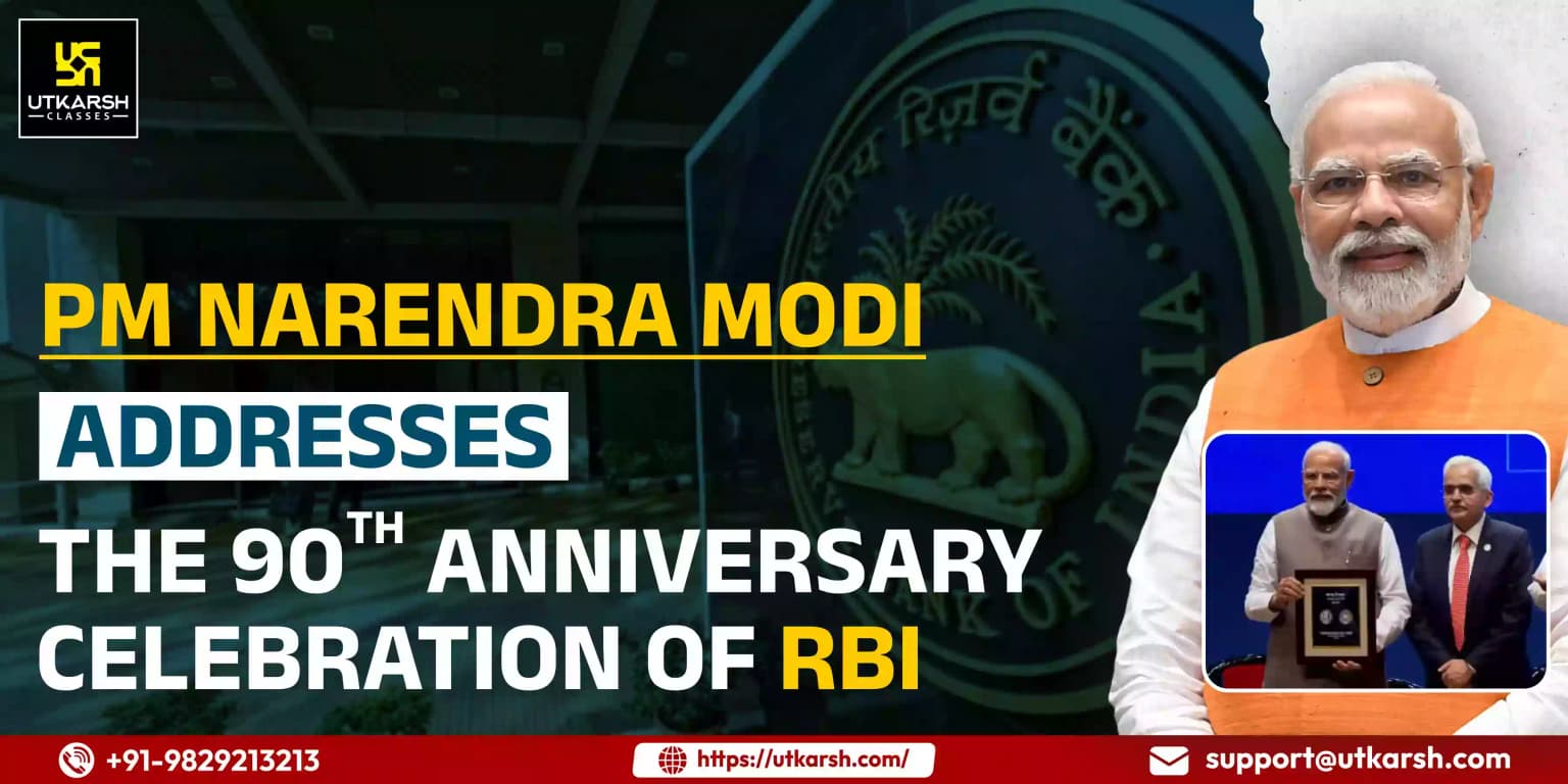 PM Modi addresses the 90th anniversary celebration of RBI