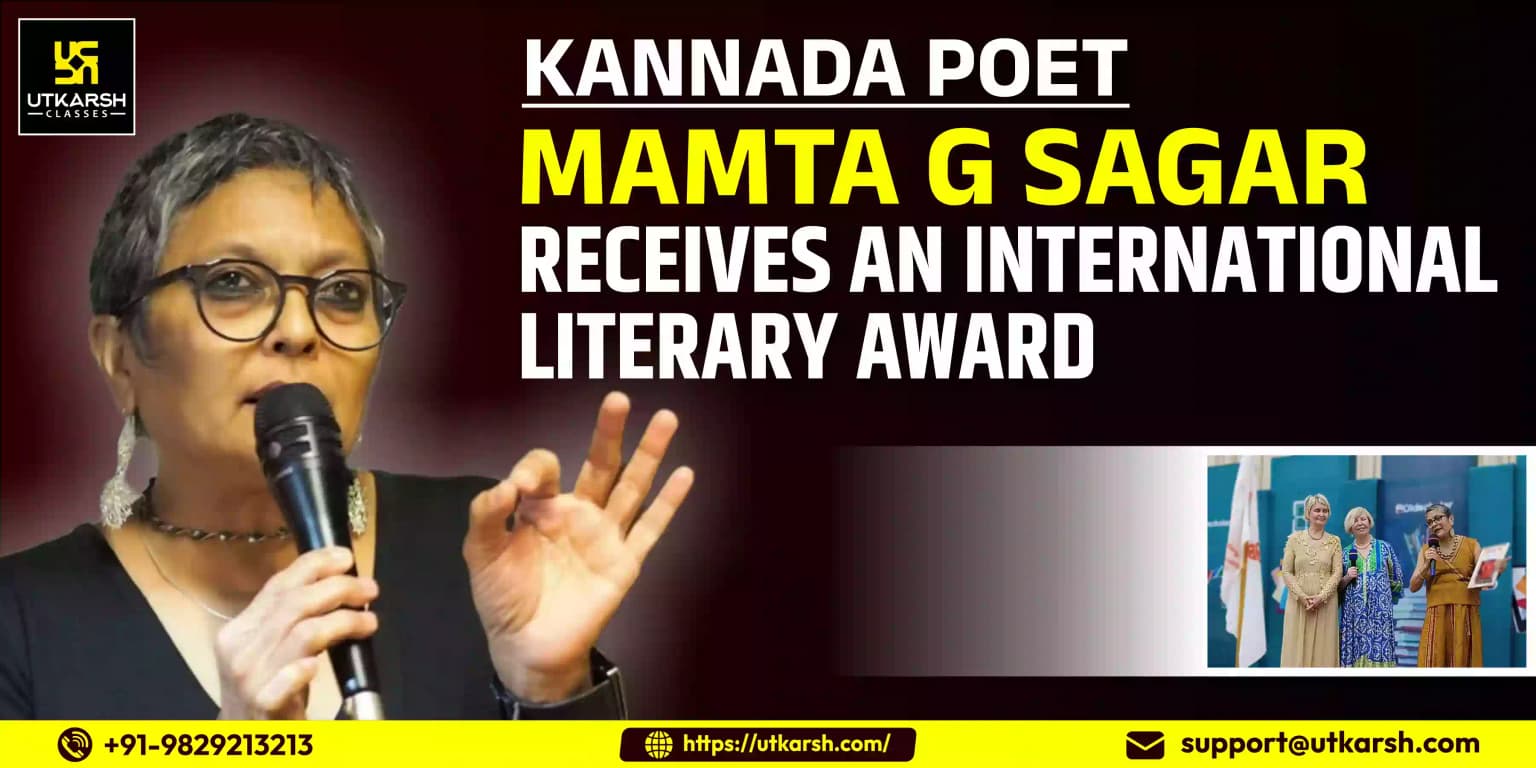 Kannada poet Mamta G Sagar receives an international literary award
