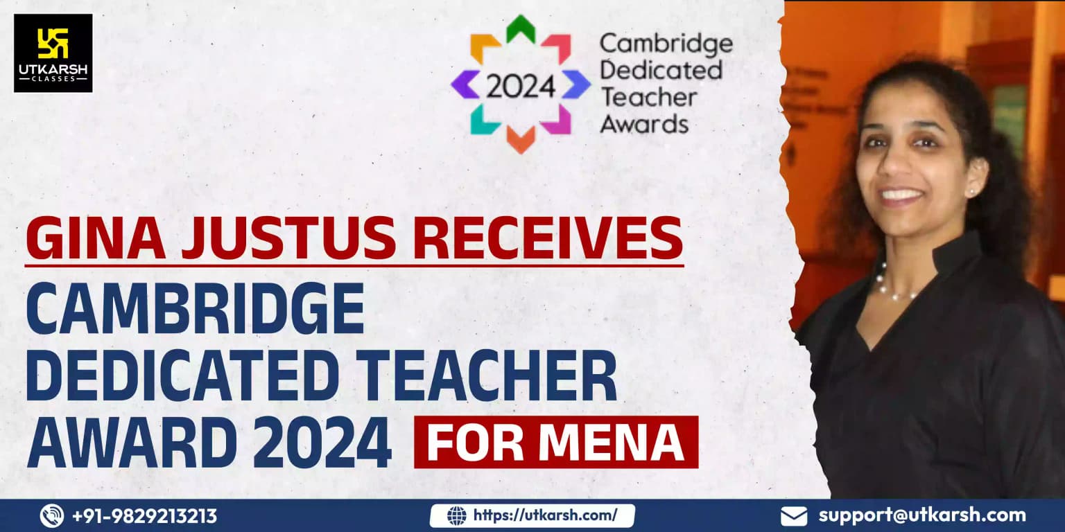 Gina Justus receives 2024 Cambridge Dedicated Teacher Award for MENA
