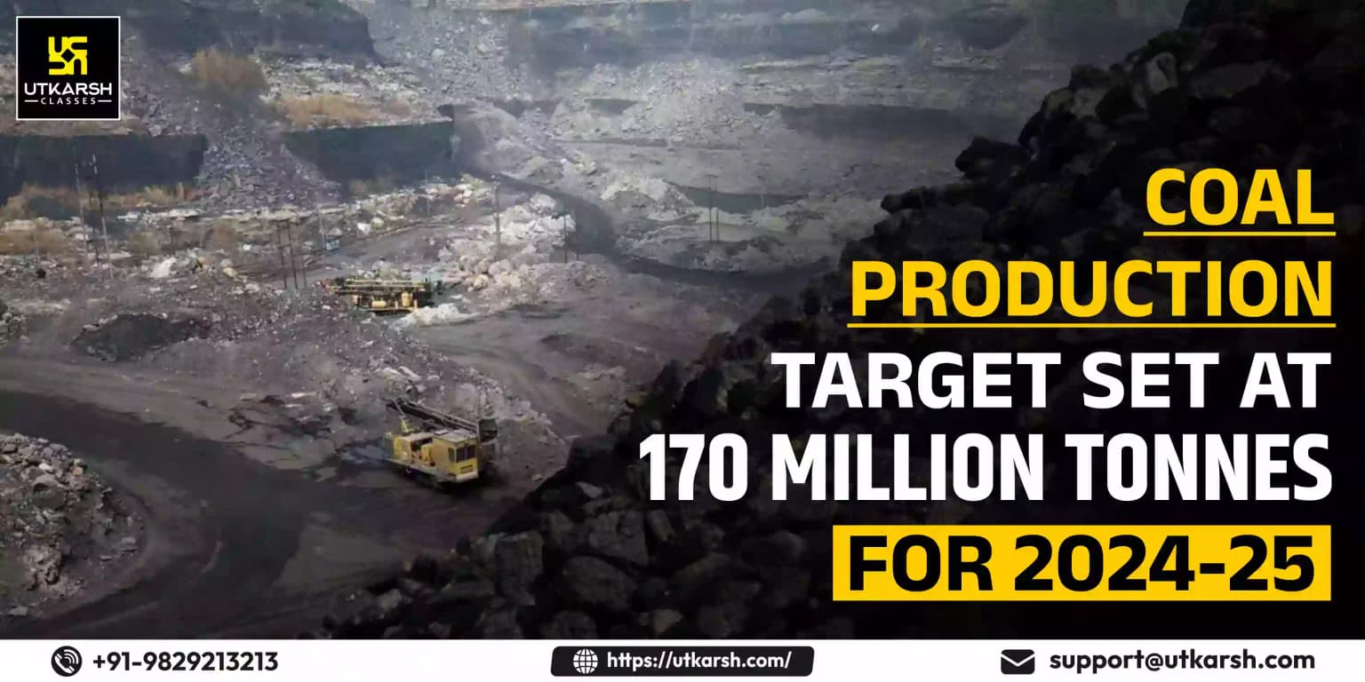 Coal production target set at 170 million tonnes for 2024-25