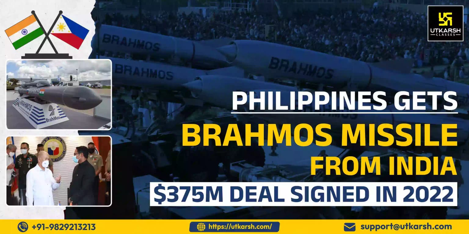 Philippines gets BrahMos missile from India: $375M deal signed in 2022
